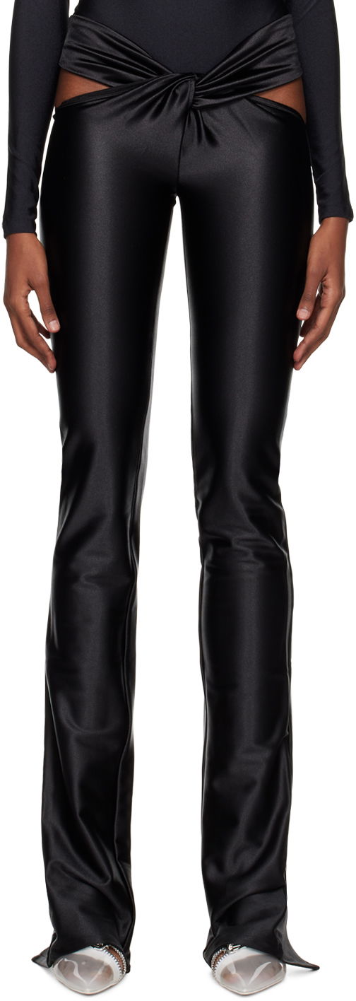 Leggingsit Coperni Coperni Cut-Out Trousers Musta | COPP38056