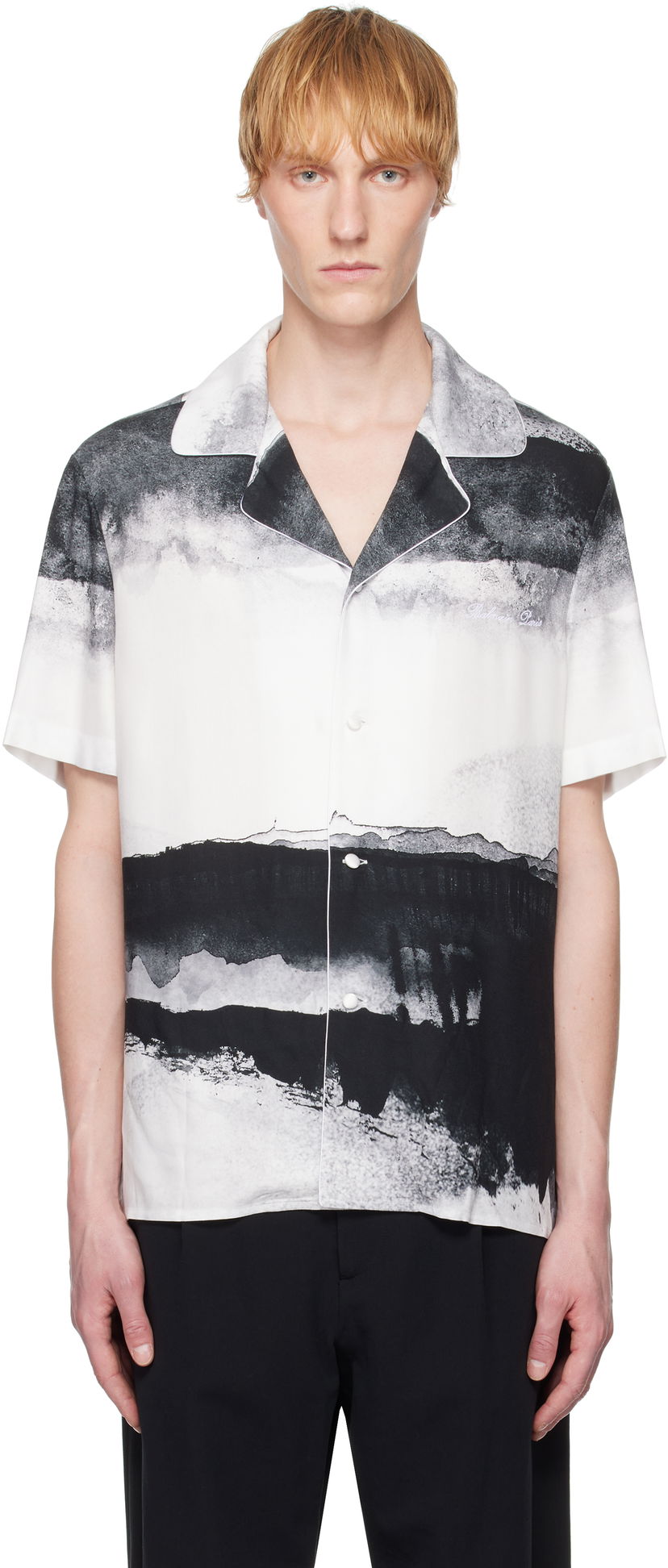 Paita Balmain Balmain Pyjama Moon Print Shirt Valkoinen | EH0HN087VI27