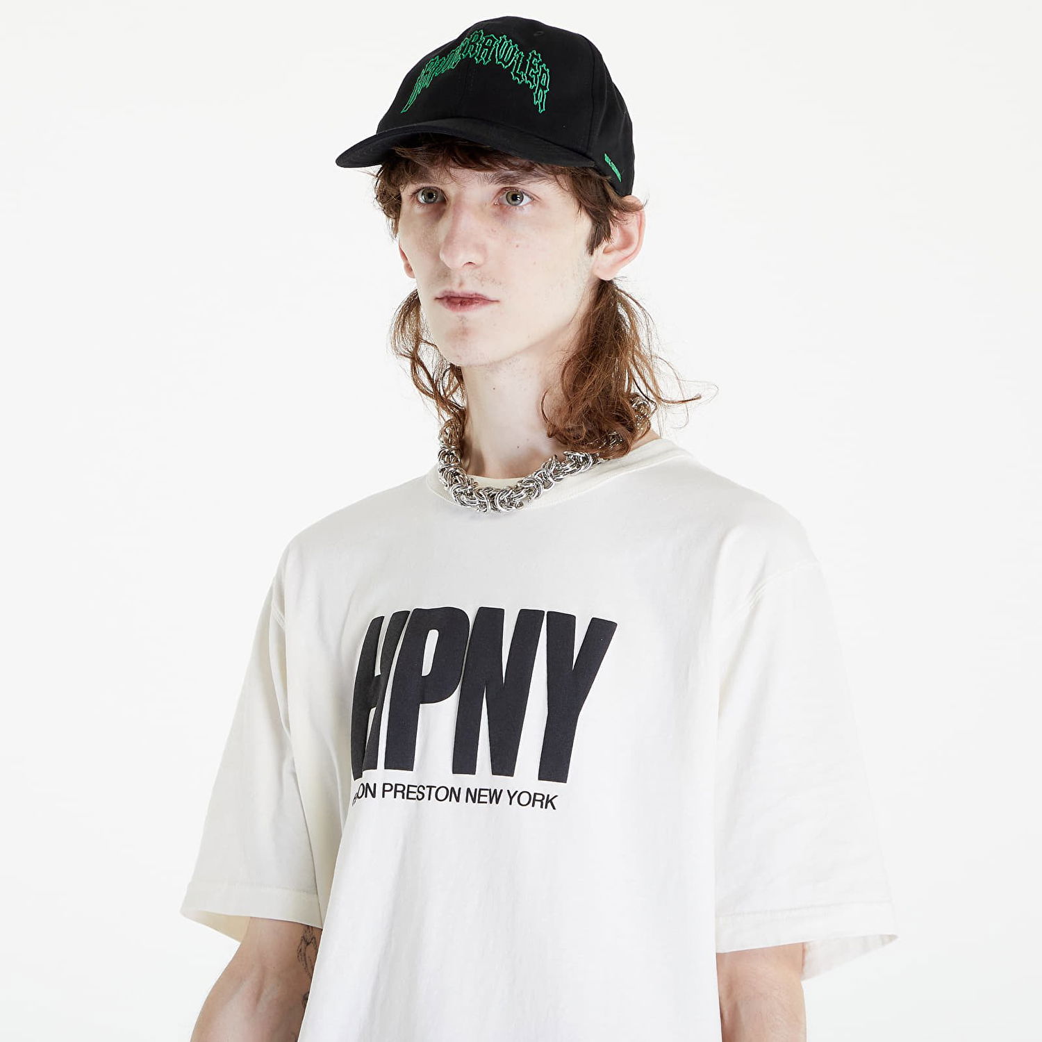 T-paita HERON PRESTON Reg HPNY Short Sleeve Tee Valkoinen | HMAA032C99JER0050110, 1