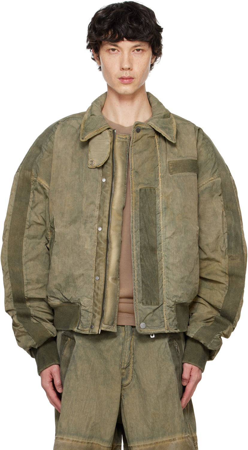 Bomber-takki 032C Clay Utility Bomber Jacket Vihreä | F24-URW-1903-450
