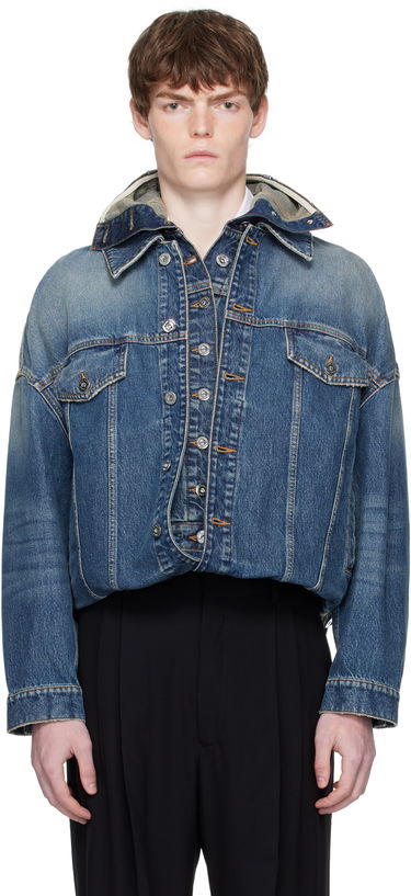 Takki Jean Paul Gaultier Jean Paul Gaultier 'The Double' Denim Jacket Sininen | 25/03-U-JA006-D024-57, 0