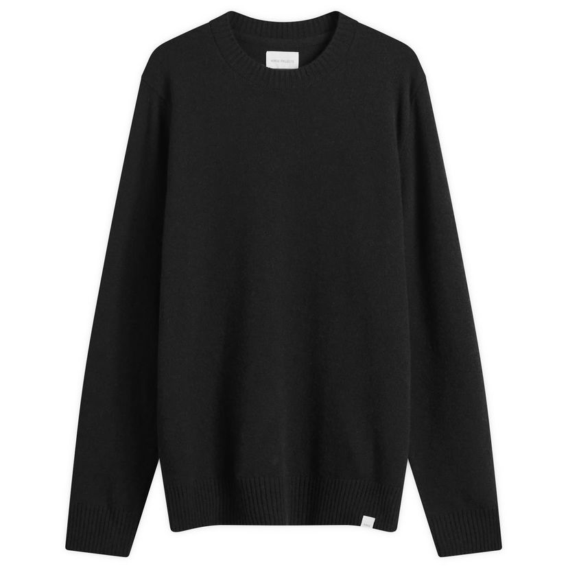 Villapaita NORSE PROJECTS Lambswool Knit Jumper Musta | N45-0620-9999