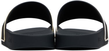 Tennarit ja kengät Versace Versace Logo Pool Slides Musta | 1018496_1A13176, 1