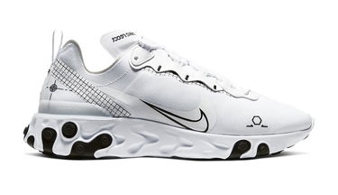 Tennarit ja kengät Nike React Element Valkoinen | CU3009-100, 1