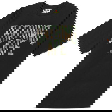 T-paita BAPE Layered Line Camo College T-Shirt Musta | 001TEJ801030M-BLK, 0