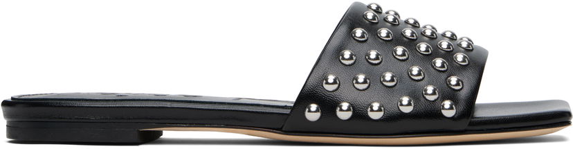 Asusteet Aeyde Aeyde Anna Studded Leather Sandals Musta | A11-FS-BRNS08FL185-SS25-800-007