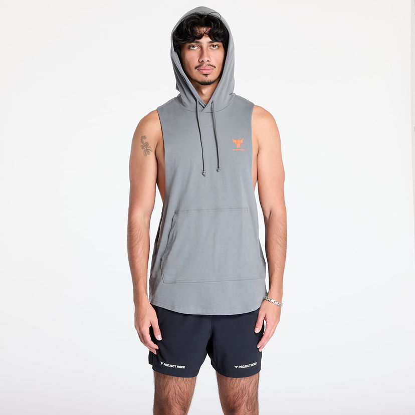 Vaatteet ja asusteet Under Armour Project Rock SL HD Payoff Clay Green/ Team Orange L Harmaa | 1387796-709