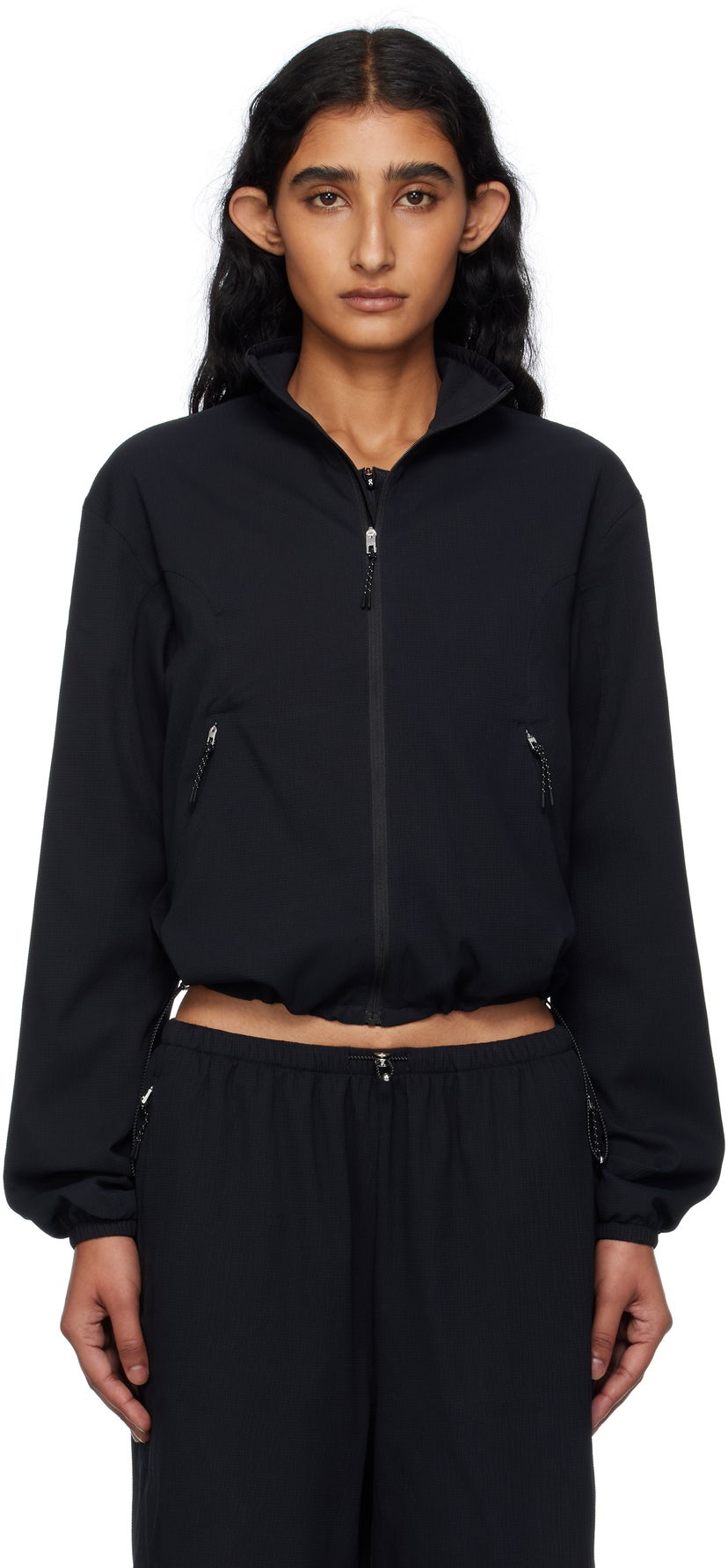 Takki On Running Zendaya Edition Cropped Track Jacket Musta | 1WF31100553