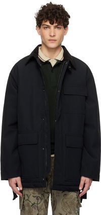 Black Clarton Insulated Coat