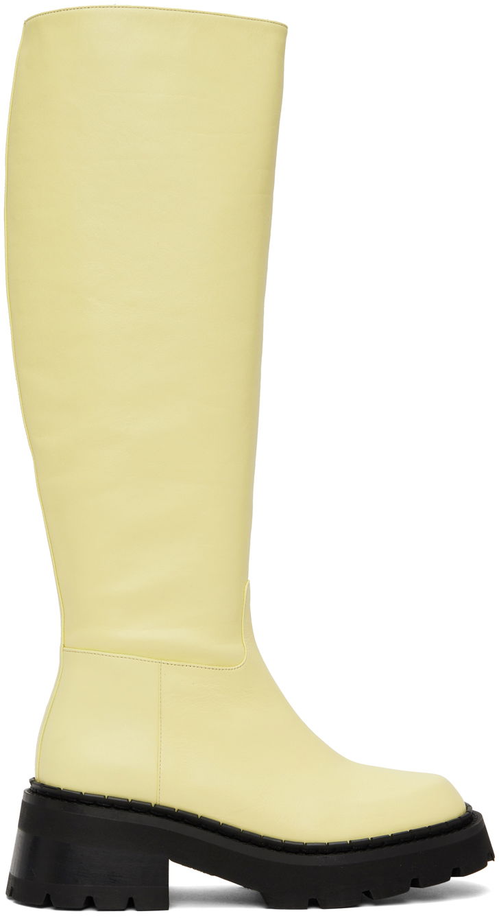 Takit BY FAR BY FAR Russel Knee-High Boots Keltainen | 22FWRUSDIVRSSP