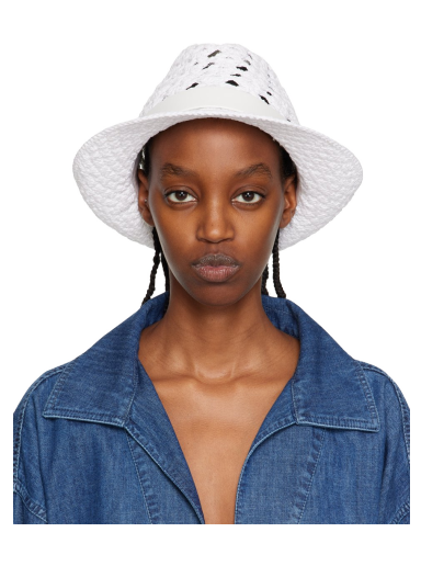 Hattu Valentino Garavani VLogo Beach Hat Valkoinen | 2W2HAA90AYQ