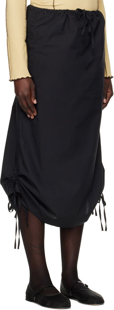 Hame Baserange Midi Skirt With Drawstring Musta | SKPS-CO-EXSP25, 1