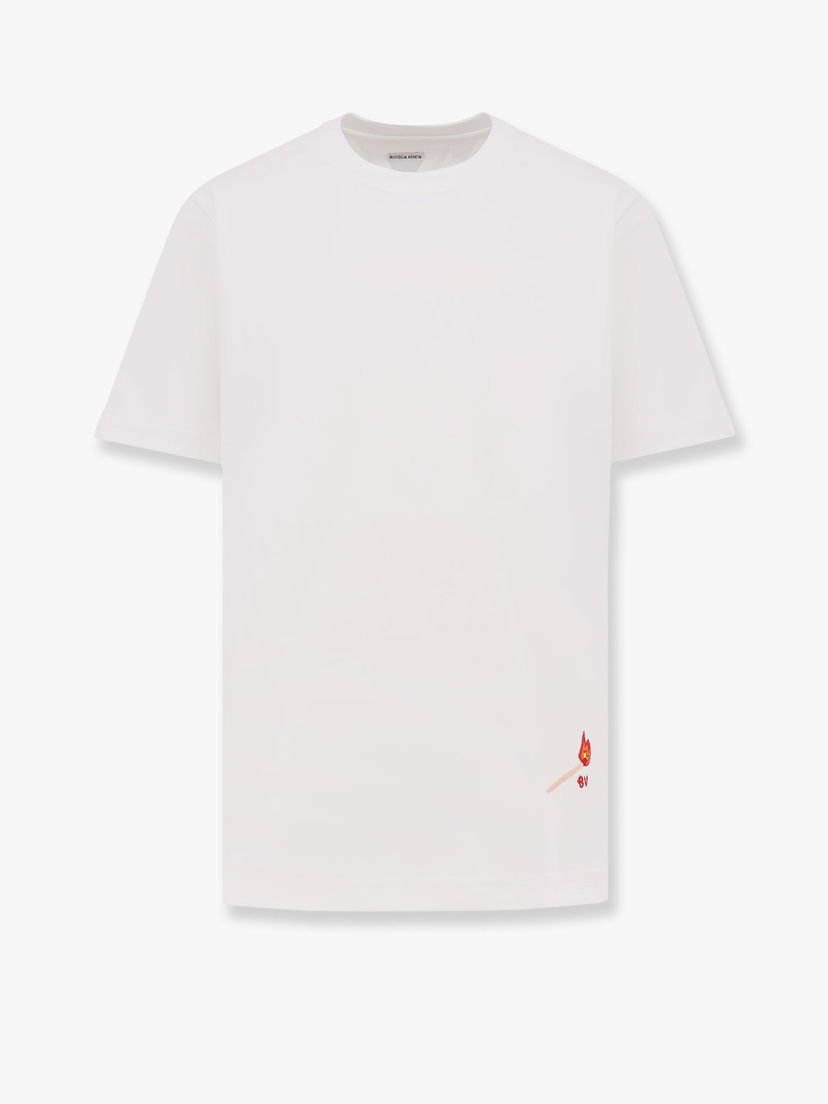 T-paita Bottega Veneta Bottega Veneta Match Graphic T-Shirt Valkoinen | 825172V4N509000