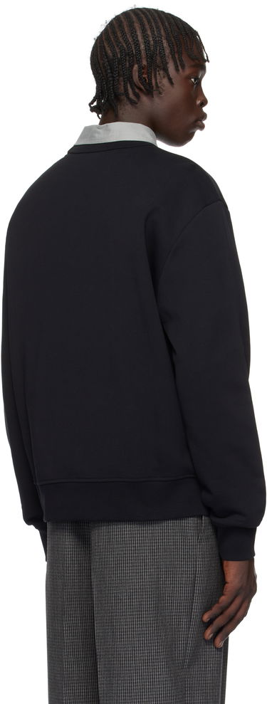 Huppari A.P.C. Boxy Sweatshirt with Logo Musta | COHGO-H27916, 2