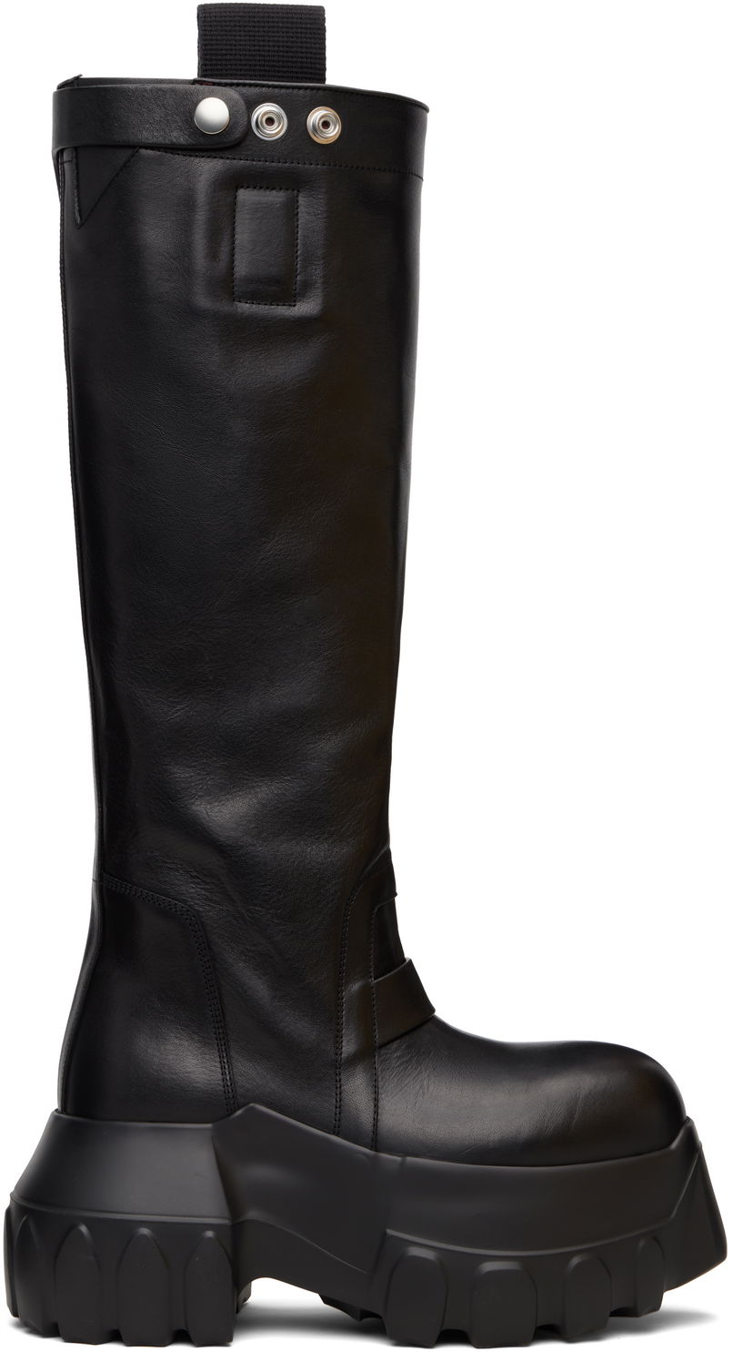 Tennarit ja kengät Rick Owens Rick Owens Concordians Mega Tractor Tall Boots Musta | RP02E4870 LOO