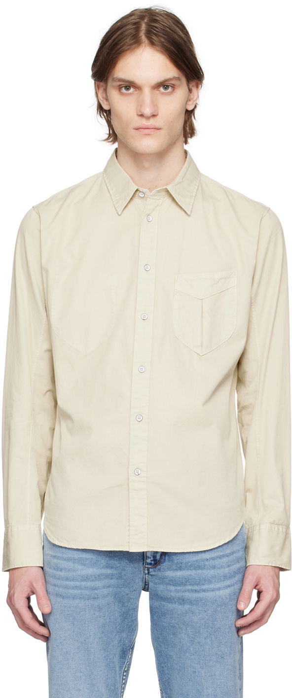 Paita rag & bone Rag & Bone Arrow Shirt Beige | MBW23SA381TGML