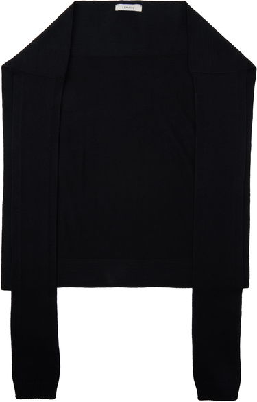 Huivi LEMAIRE Lemaire Trompe L'oeil Shrug Musta | AC1207 LK087, 0