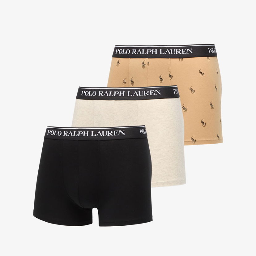 Nyrkkeilijät Polo by Ralph Lauren Polo Ralph Lauren Classic Stretch Cotton Trunk - 3 Pack Musta | 714830299171