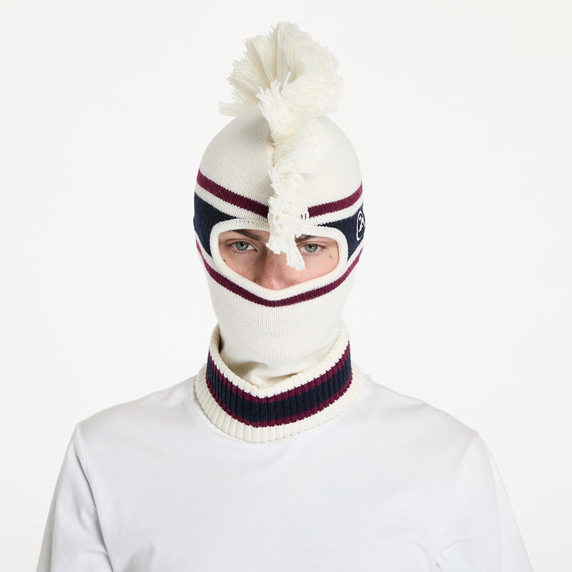 Pipo Ambush Fringe Knit Balaclava Tofu/ Tofu Universal Valkoinen | BMLC001F24KNI0013131