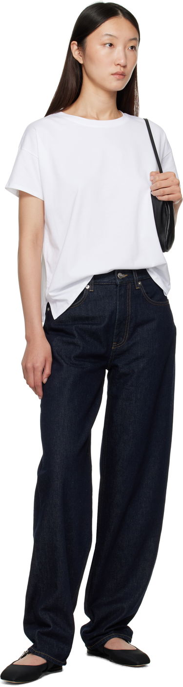 T-paita Loulou de Saison Loulou de Saison Basiluzzo Short Sleeve T-Shirt Valkoinen | BASILUZZO LDS, 3