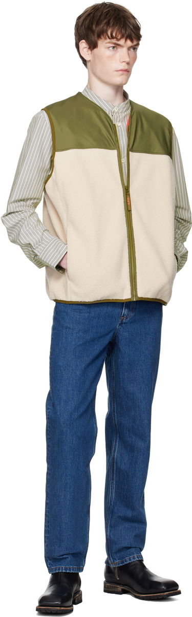 Liivi A.P.C. A.P.C. Marty Fleece Vest Vihreä | PSAIF-H32022, 3