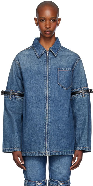 Takki Coperni Denim Jacket With Open Elbows Sininen | COPCH42252, 0