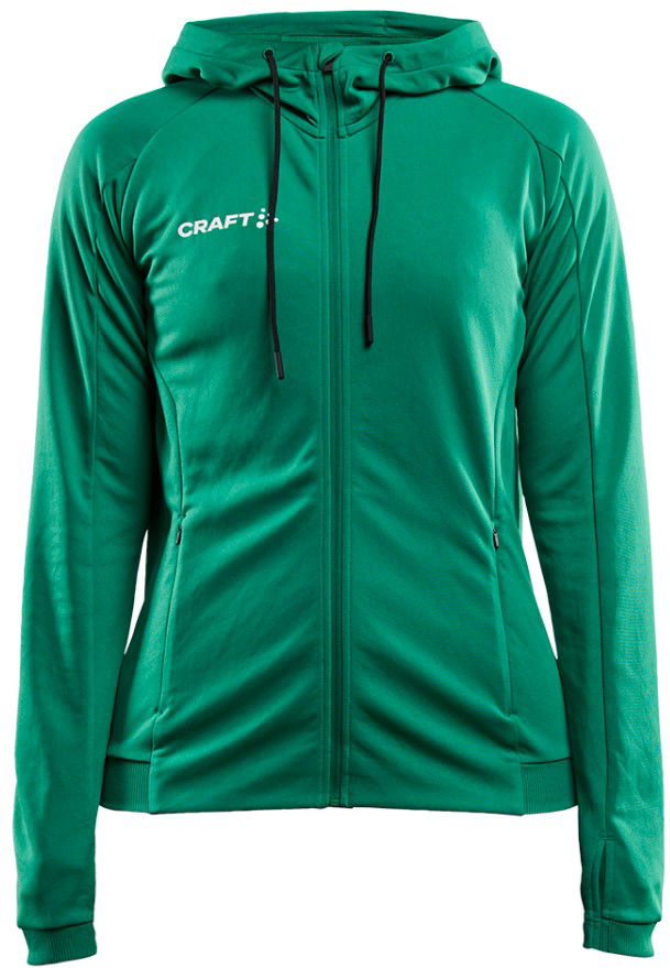 Huppari Craft Evolve Full-Zip Training Hoodie Vihreä | 1910158-651000