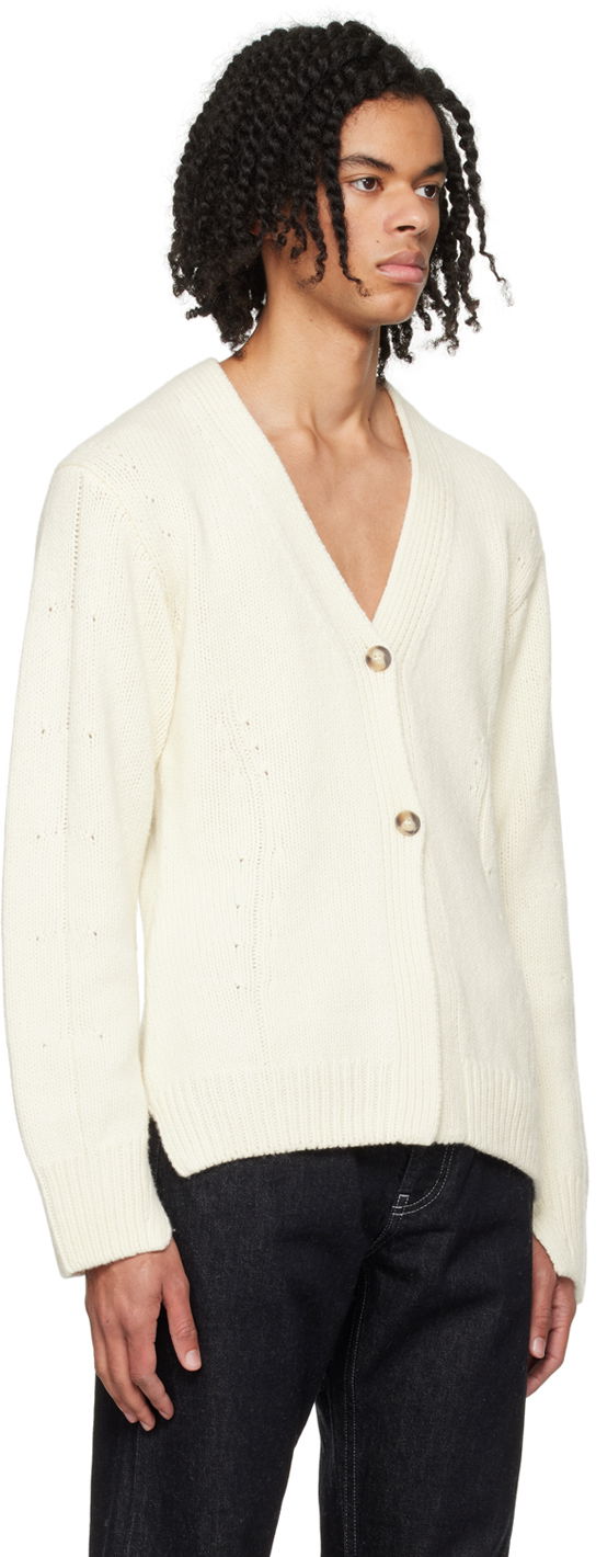 Villapaita Helmut Lang Helmut Lang Tailored Cardigan Valkoinen | N09HW705, 1