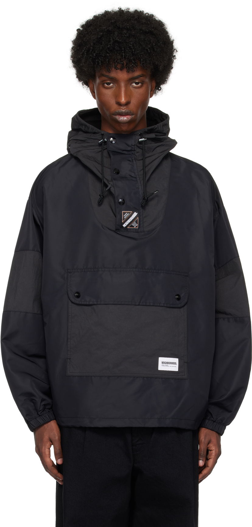 Tuulitakki Neighborhood Water-Repellent Anorak Musta | 242TSNH-JKM11