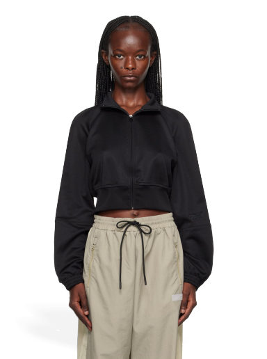 Huppari Reebok Classics Cropped Hoodie Musta | RWBD003C99FAB0011000