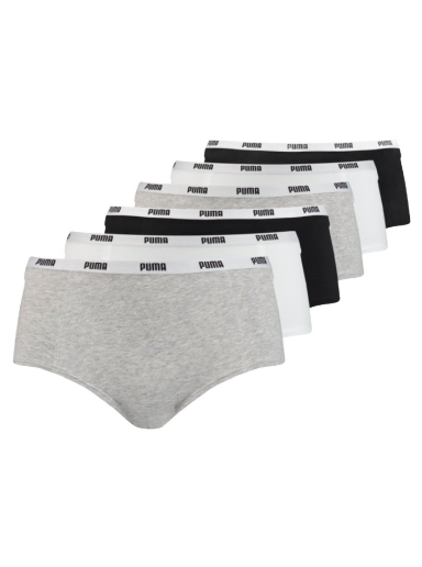 Pikkuhousut Puma Hipster 6-pack Monivärinen | 701218976-002