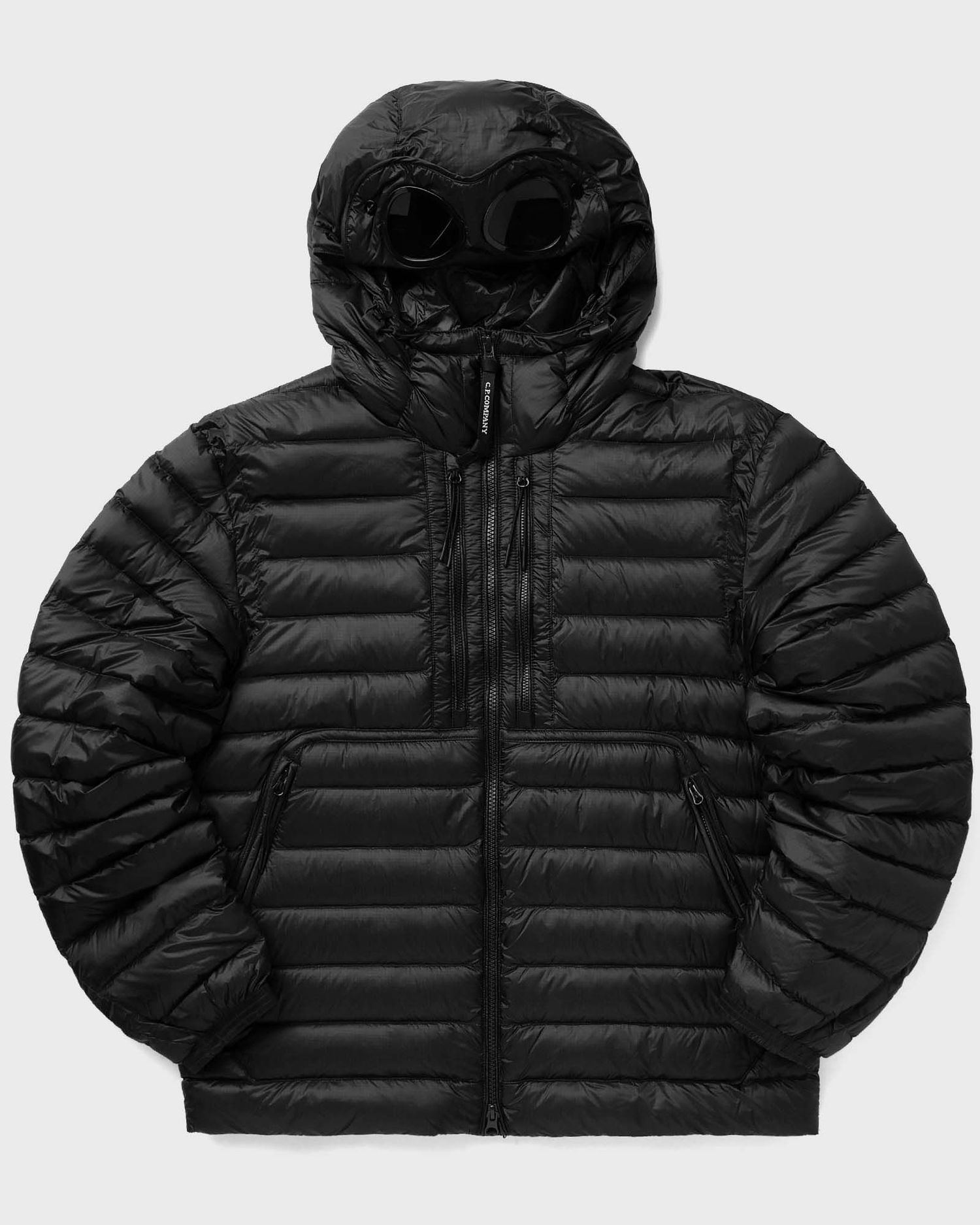 Puffer takki C.P. Company D.D. SHELL GOGGLE DOWN JACKET Musta | 17CMOW073A006099A-999, 0