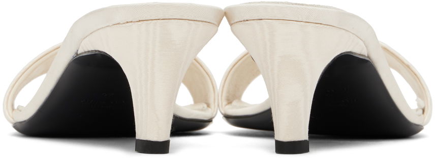 Asusteet TOTEME TOTEME 'The Mule' Heeled Sandals Valkoinen | 243-WAS0154-FB0232, 1