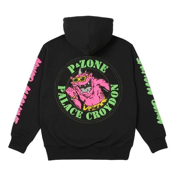 Huppari Palace Palace x M-Zone Crossover Hoodie Musta | P20HD044