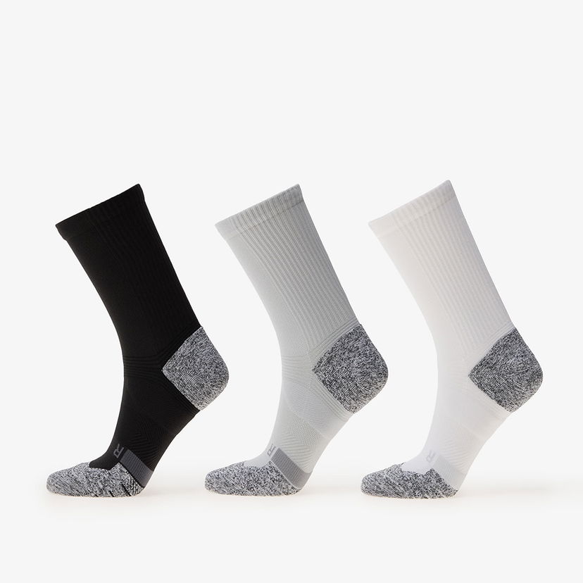 Sukat Under Armour AD Pro Mid Socks 3-Pack Black Monivärinen | 1387048-001