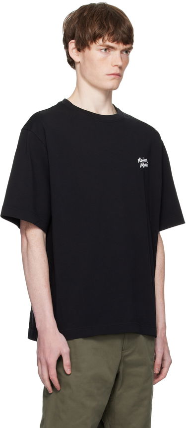 T-paita MAISON KITSUNÉ Maison Kitsuné Handwriting Oversized T-Shirt Valkoinen | PM00110KJ0119, 4