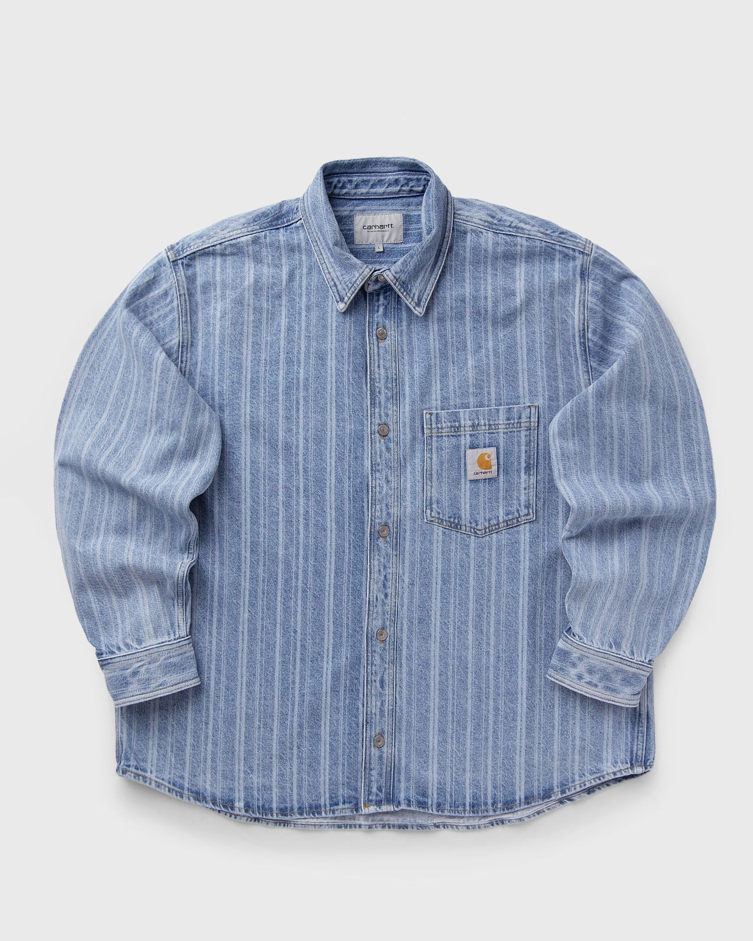 Paita Carhartt WIP Rylan Striped Denim Shirt Jacket Sininen | I035567-32H.12, 0