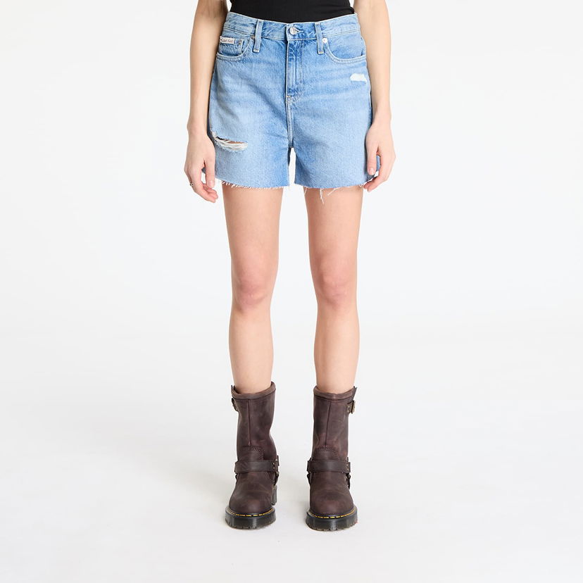 Shortsit CALVIN KLEIN Calvin Klein Jeans Mom Denim Shorts Sininen | J20J225159 1AA