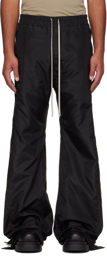 Verryttelyhousut Rick Owens DRKSHDW Concordians Pusher Elastic Waist Wide-Leg Track Pants Musta | DU02E7393 NCV, 0