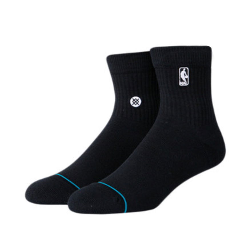 Sukat Stance Logoman ST QTR Socks Musta | A356A20LOG-BLK, 0