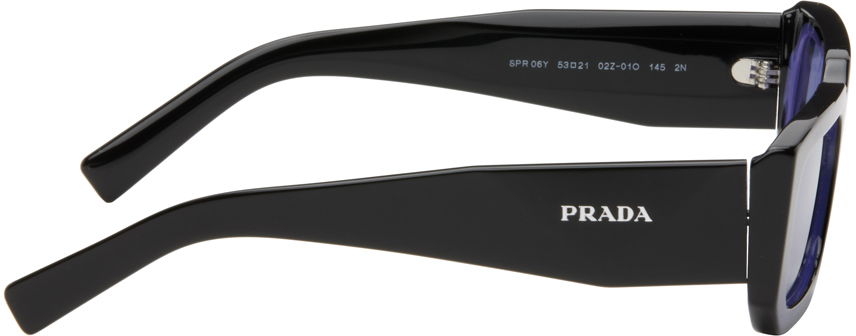 Aurinkolasit Prada Symbole Rectangular Sunglasses Musta | 0PR 06YS 02Z01O 8056597541787, 1