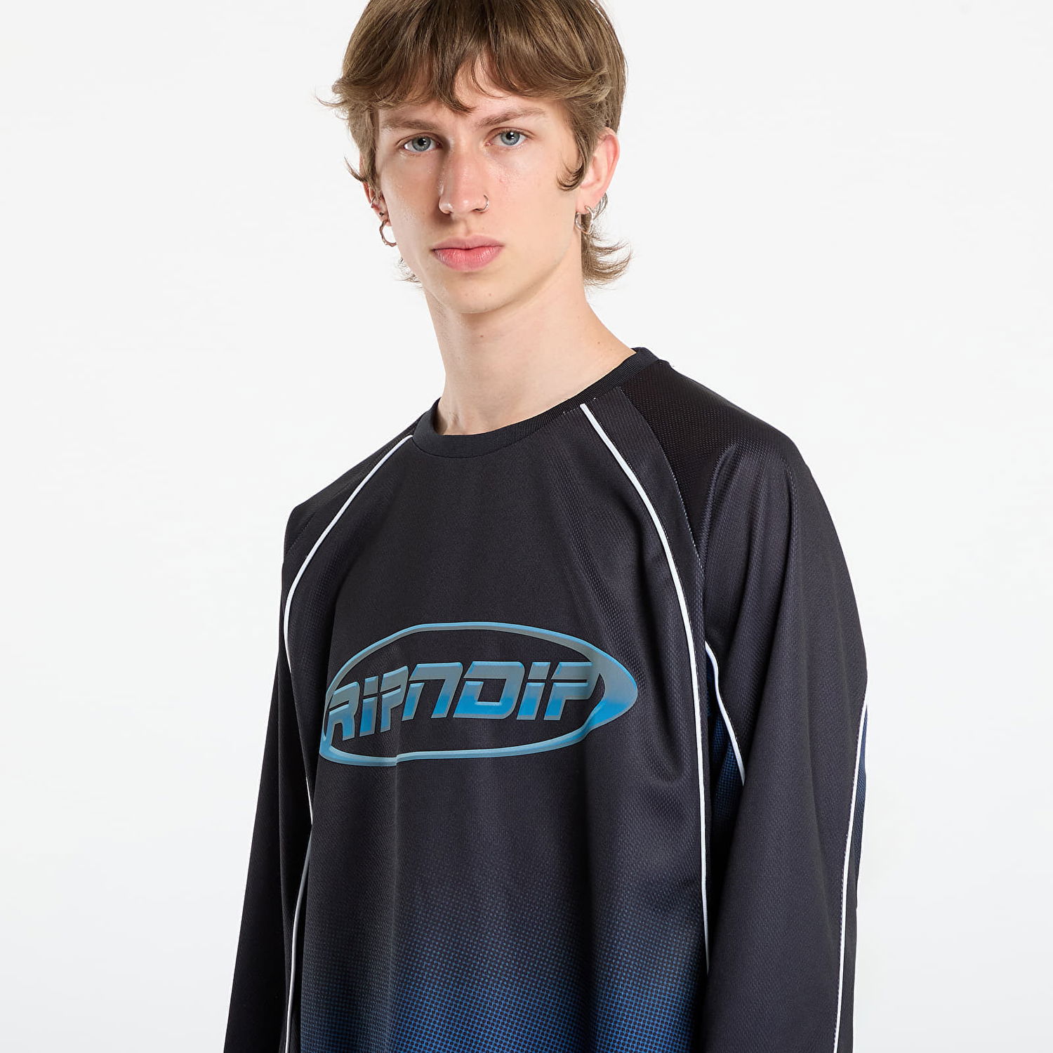 Jersey RIPNDIP RIPNDIP Surround Sound Hockey Jersey Musta | RNDFALL25104, 1