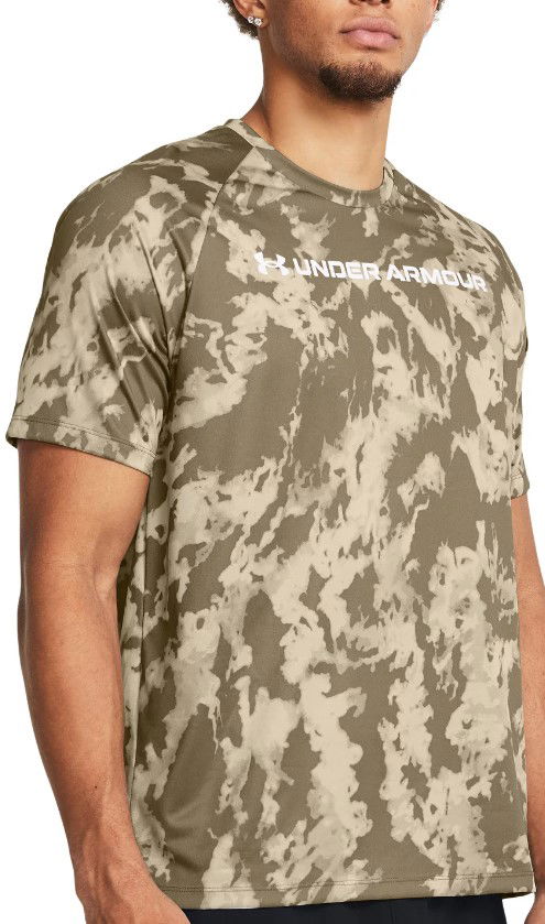 T-paita Under Armour UA TECH ABC CAMO SS-BRN Beige | 1361698-289