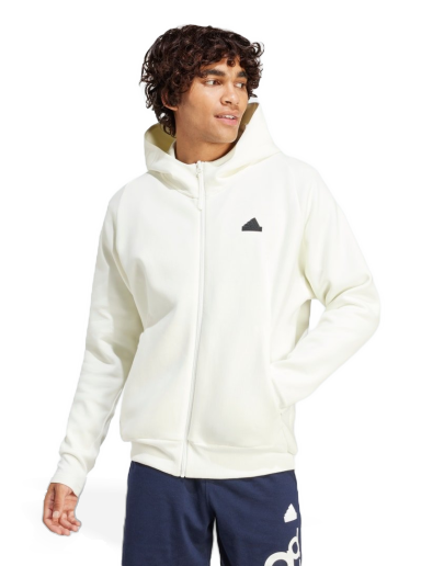 Huppari adidas Performance Premium Full-Zip Hoodie Valkoinen | IR5208
