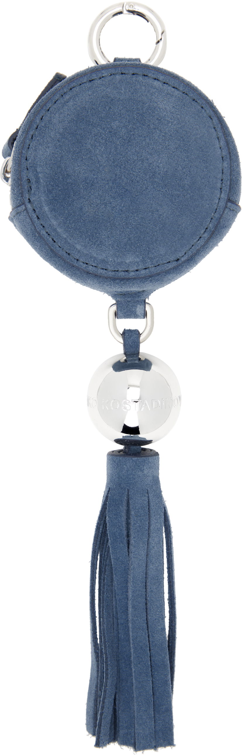 Avaimenperät KIKO KOSTADINOV Kiko Kostadinov Orb Suede Coin Pouch with Tassel Sininen | KKWSS25SL03-140