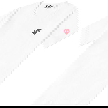 T-paita Comme des Garçons Play Invader Heart Tee Valkoinen | P1T322-3, 0