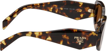 Aurinkolasit Prada Rounded Rectangle Acetate Sunglasses Ruskea | 0PR 17WSF 8056597753647, 1
