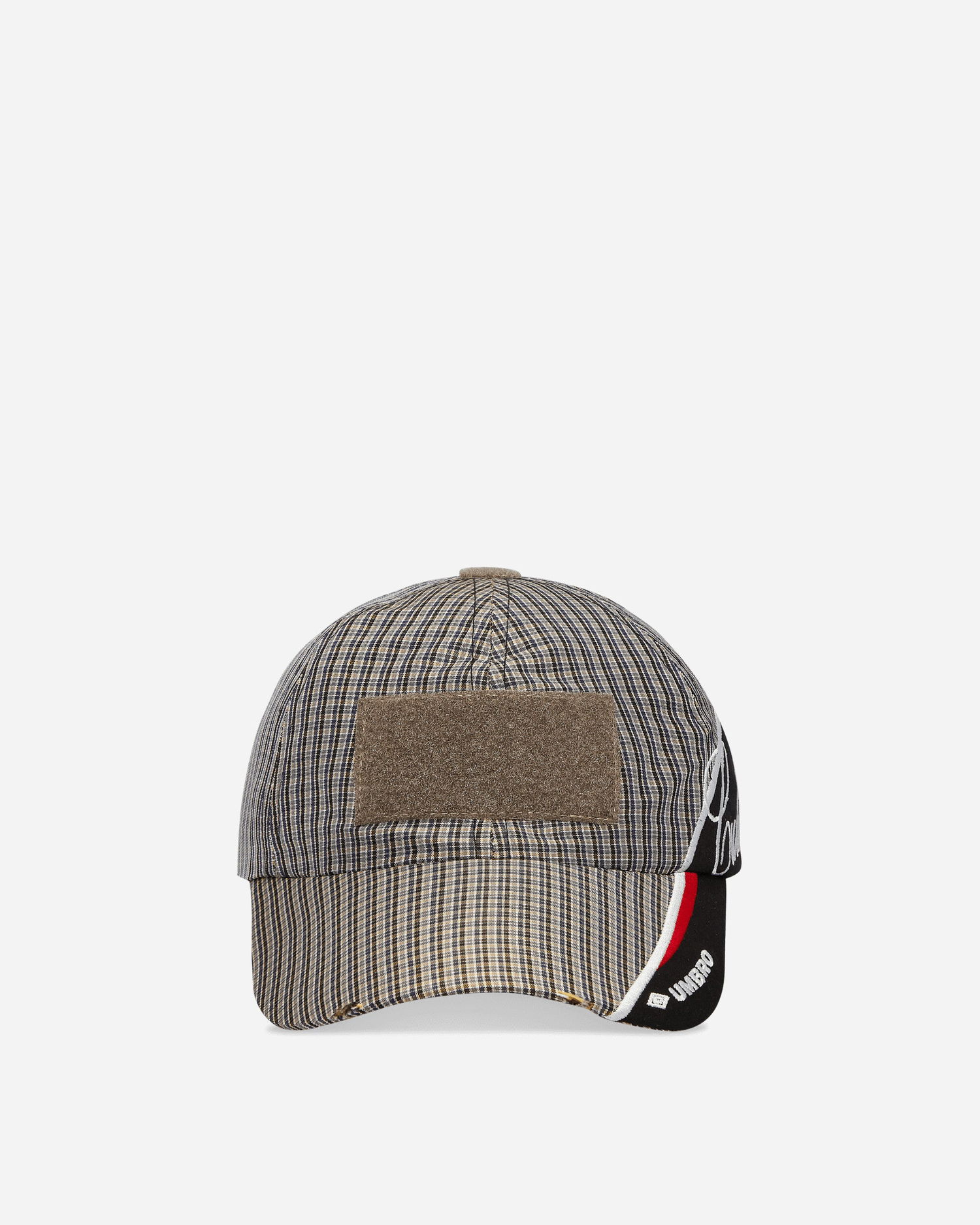 Korkki Umbro Cult Unity Plaid Velcro Patch Cap with Striped Brim Monivärinen | UBMW235FA20 BEG0024, 0