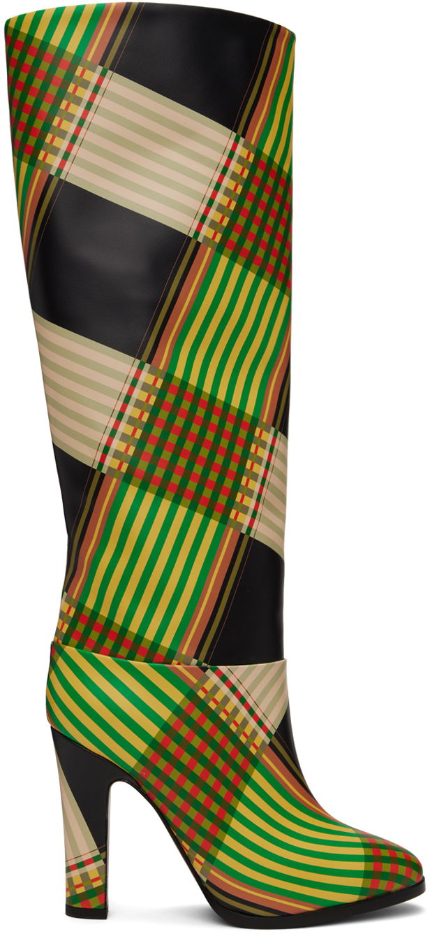 Vaatteet Vivienne Westwood Vivienne Westwood Midas Plaid Knee-High Boots Monivärinen | 71020039W-L006K-, 0