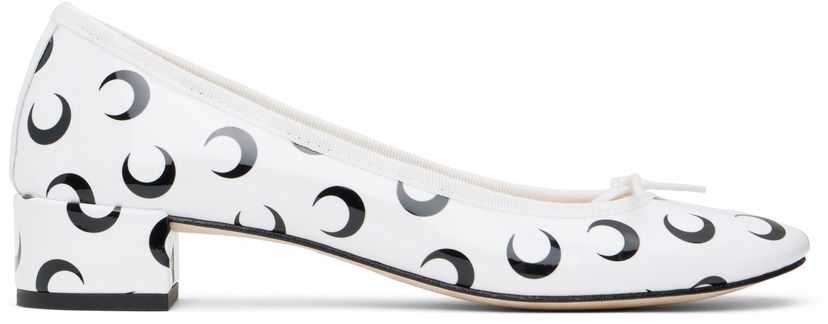 Asusteet Marine Serre Marine Serre Repetto Edition Camille Ballet Heels Valkoinen | WFW052A RLEA0031